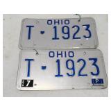 Ohio license plates T 1923