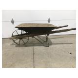 Antique wheelbarrow