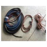 Air hoses and electric cords