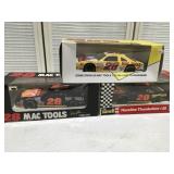 3 NASCAR diecast cars