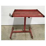 Tool stand on wheels adjustable