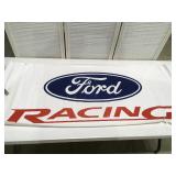 Ford racing banner 58" x 24" In rough condition