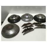 Vintage Ford, hubcaps Packard, and more