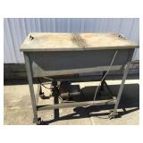 Heavy duty, parts cleaner filters the solvent