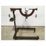 Transmission repair stand on wheels