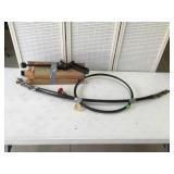 Morse control lever & cables & 3 PTO CABLES