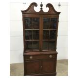 Dredel Mahogany  bookcase cabinet 79" x  38" x