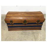 Antique wooden trunk 42 " wide  19" deep 20 "