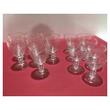 Two sets of stemware