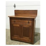 Vintage wood washstand