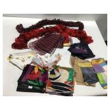 Scarves and hanker chiefs