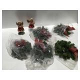 Christmas Candle wreaths and angels