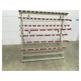 Store display rack 48" x 49" x 17"