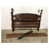 Wood bedframe full