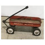 Vintage reliance, missile-red wagon