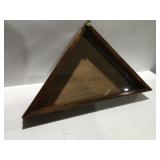 Flag display case