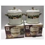 2 Kingston garden 12 quart stock pots
