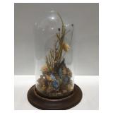 terrarium style, artificial flowers, and