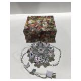 Christmas box tree topper