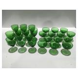 Anchor hocking forest emerald green boopie bubble