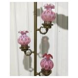 Vintage, cranberry coin, dot, extension, pole