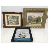 3 Wall hanging pictures