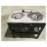 Vintage, two burner gas stove