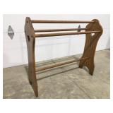 Oak quilt rack 33 1/2 inches