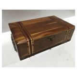Jewelry box with mirror wood