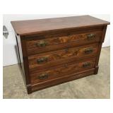 Antique dresser on casters 41" x 29" x 19"