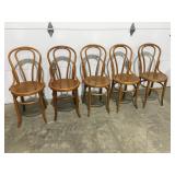 5 Wood chairs