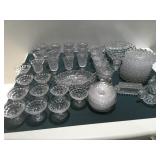 Large lot of Fostoria, glass
