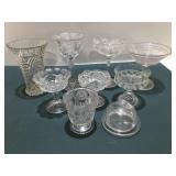 Cut glass items