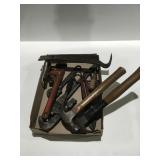 Tools pipe wrench, adjustable wrenches, hammers