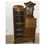 Antique secretary deskHas broken wheel on the