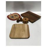 Wood, cutting boards and more