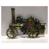 Metal wall hanging decor, steam engine Japan