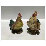 Ceramic chickens