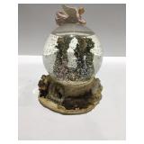 Nativity scene Snow globe music box, silent night