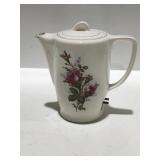 Vintage 6 inch porcelain electric tea pot