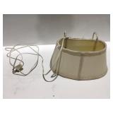 Vintage bed headboard light