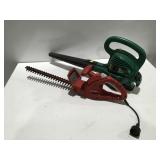 Homelite hedge trimmer, weedeater blower