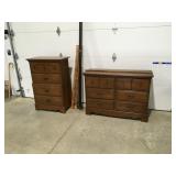 2 Dressers & bed frame full size