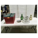 Cake plate, Civil War plate in tote