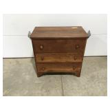 Chest 31.5" x 30.5" tall, 18" deep