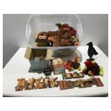 Fall season decor In tote
