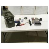 Ammo box & contents