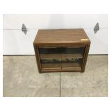 TV stand w/VHS tapes