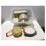 Tote of Tupperware