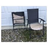 2 folding chairs
